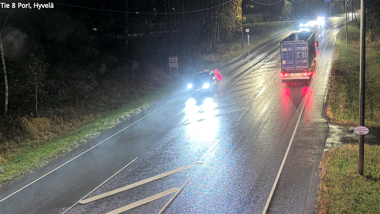 Kelikamerat Kuva Tie 8 Pori, Hyvelä, Pori, Satakunta