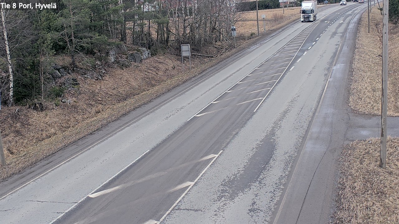 Kelikamerat Kuva Tie 8 Pori, Hyvelä, Pori, Satakunta