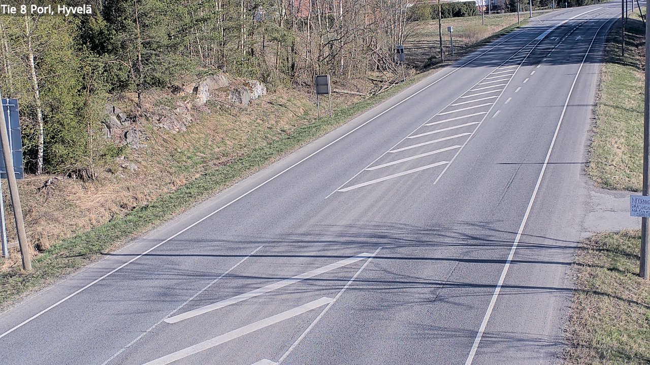 Kelikamerat Kuva Tie 8 Pori, Hyvelä, Pori, Satakunta