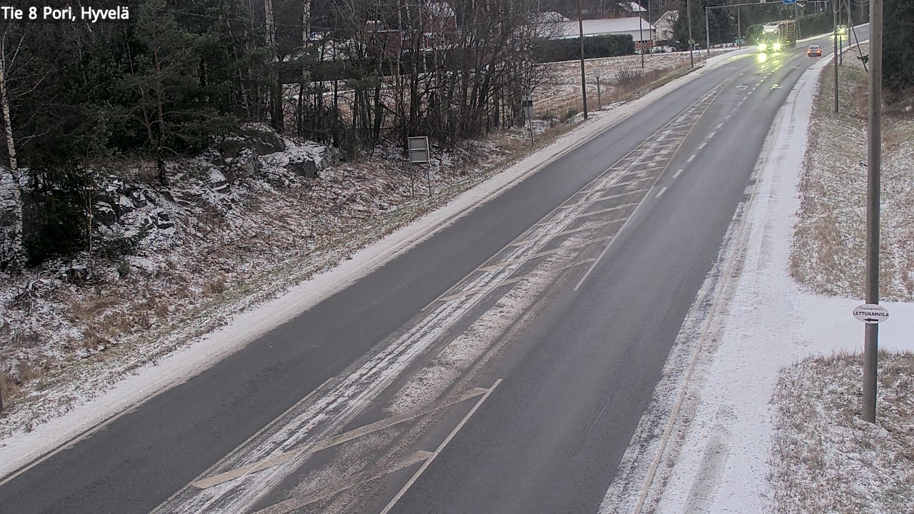 Kelikamerat Kuva Tie 8 Pori, Hyvelä, Pori, Satakunta