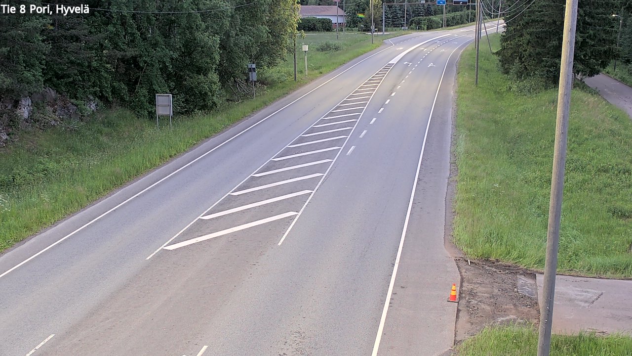 Kelikamerat Kuva Tie 8 Pori, Hyvelä, Pori, Satakunta