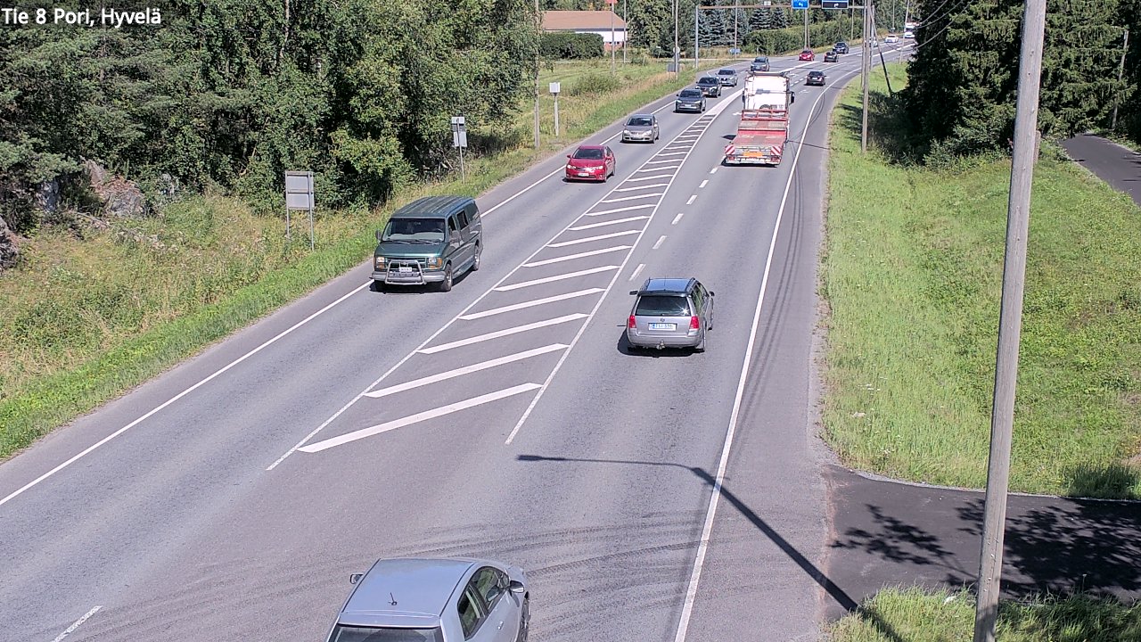 Kelikamerat Kuva Tie 8 Pori, Hyvelä, Pori, Satakunta