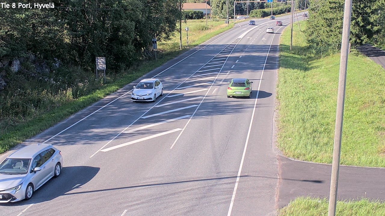 Kelikamerat Kuva Tie 8 Pori, Hyvelä, Pori, Satakunta