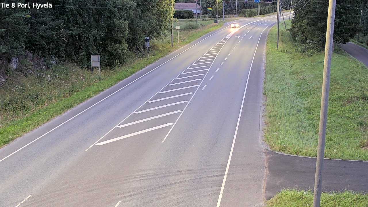 Kelikamerat Kuva Tie 8 Pori, Hyvelä, Pori, Satakunta