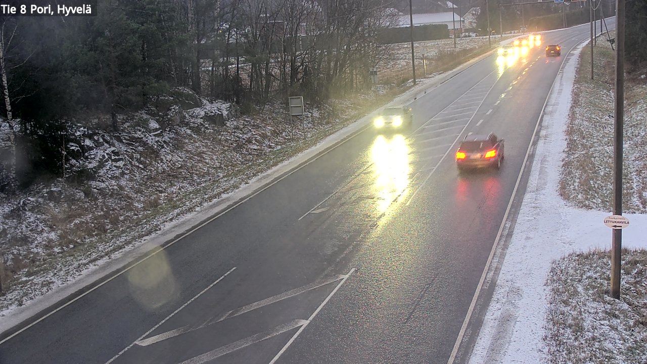 Kelikamerat Kuva Tie 8 Pori, Hyvelä, Pori, Satakunta