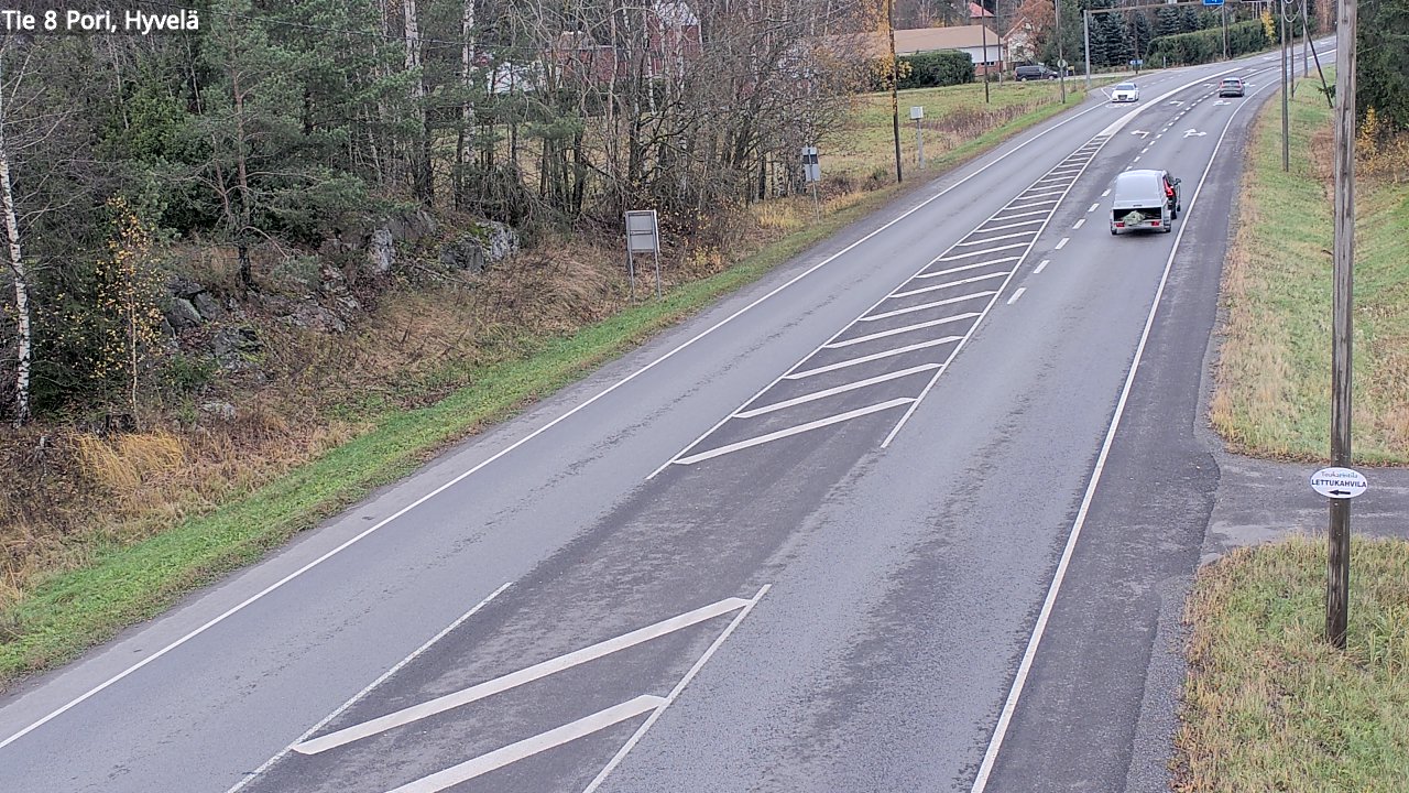 Kelikamerat Kuva Tie 8 Pori, Hyvelä, Pori, Satakunta