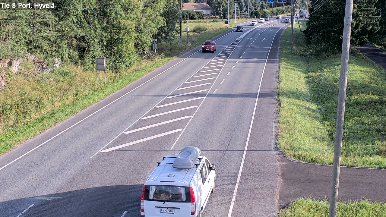 Kelikamerat Kuva Tie 8 Pori, Hyvelä, Pori, Satakunta