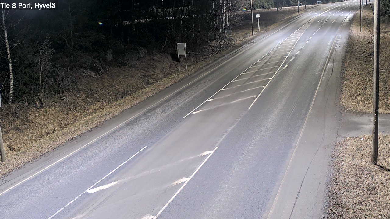 Kelikamerat Kuva Tie 8 Pori, Hyvelä, Pori, Satakunta