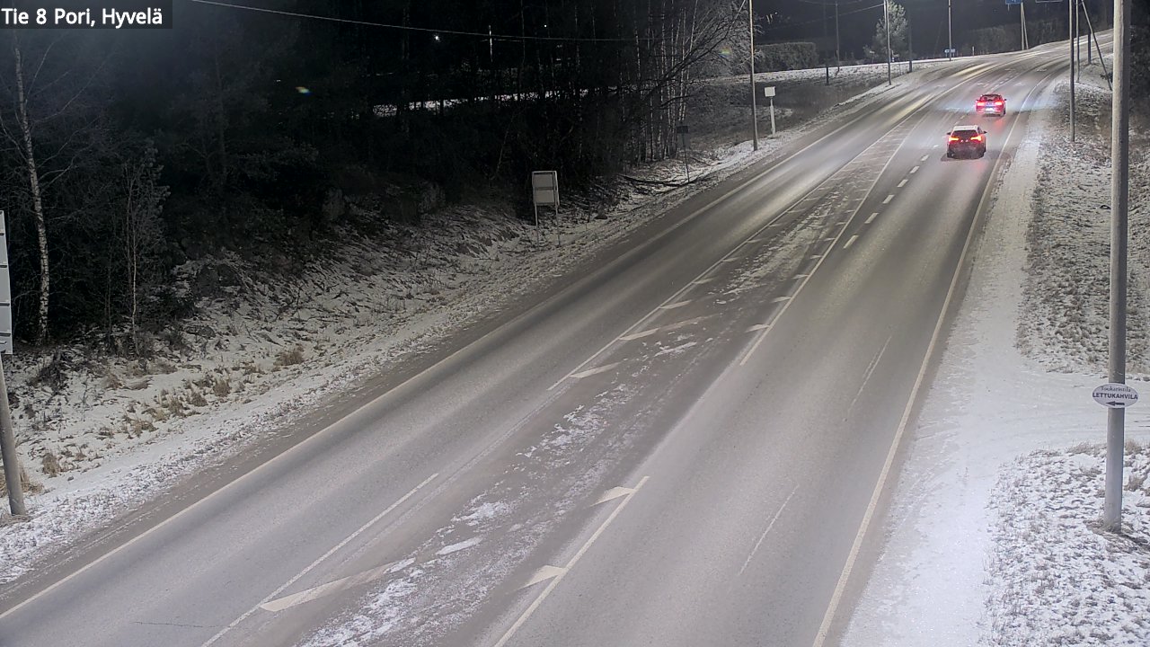 Kelikamerat Kuva Tie 8 Pori, Hyvelä, Pori, Satakunta