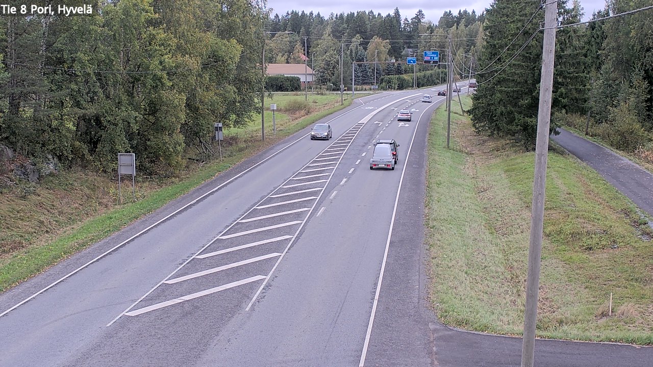 Kelikamerat Kuva Tie 8 Pori, Hyvelä, Pori, Satakunta