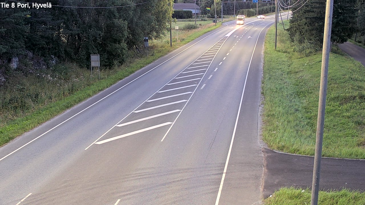 Kelikamerat Kuva Tie 8 Pori, Hyvelä, Pori, Satakunta