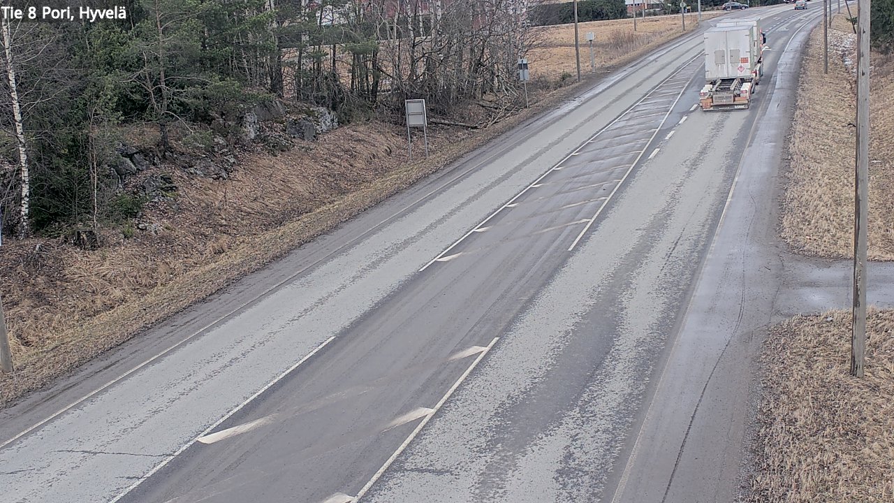 Kelikamerat Kuva Tie 8 Pori, Hyvelä, Pori, Satakunta