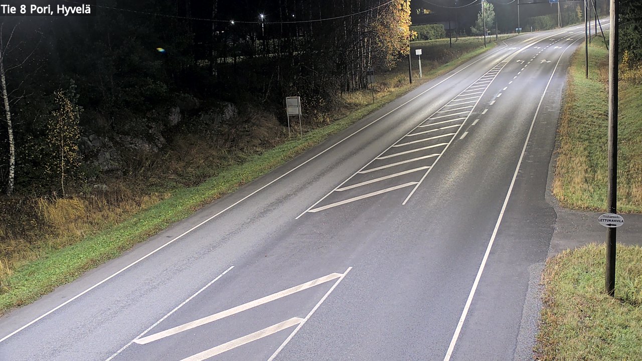 Kelikamerat Kuva Tie 8 Pori, Hyvelä, Pori, Satakunta