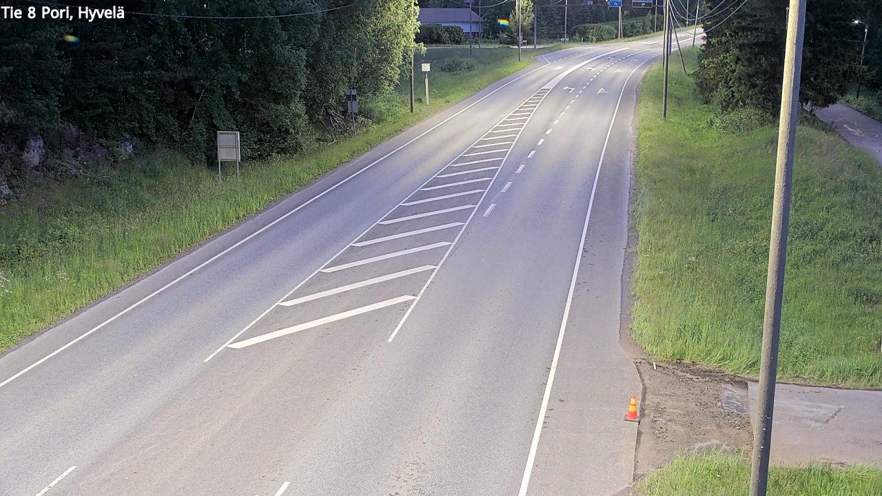 Kelikamerat Kuva Tie 8 Pori, Hyvelä, Pori, Satakunta