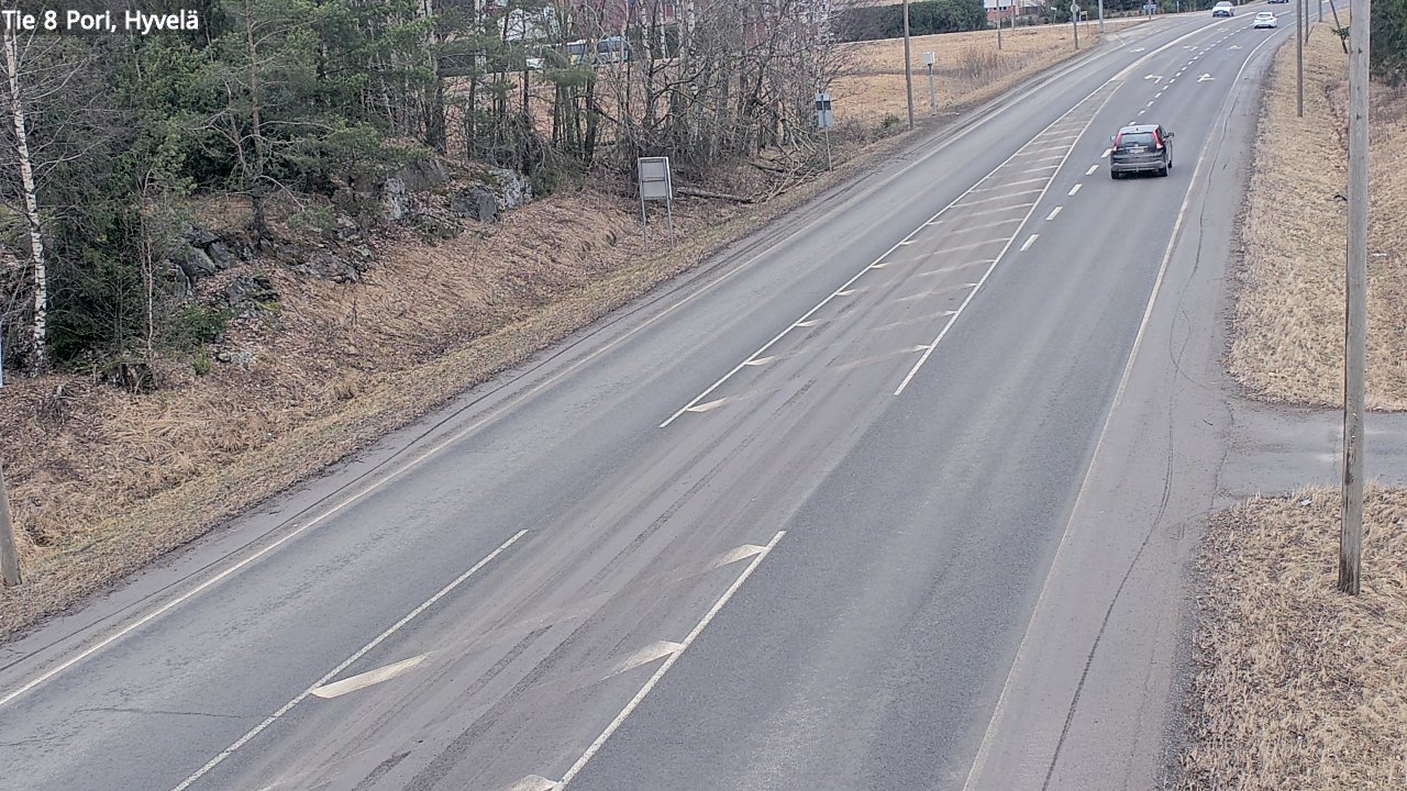 Kelikamerat Kuva Tie 8 Pori, Hyvelä, Pori, Satakunta