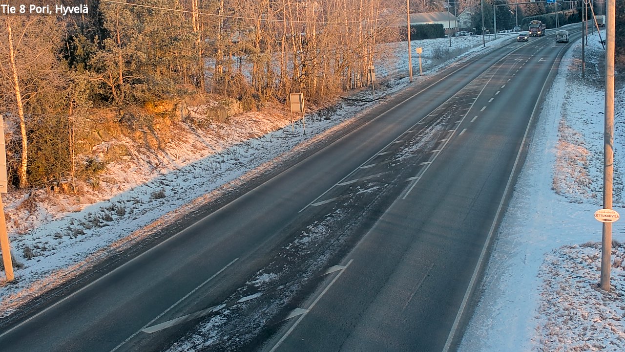 Kelikamerat Kuva Tie 8 Pori, Hyvelä, Pori, Satakunta