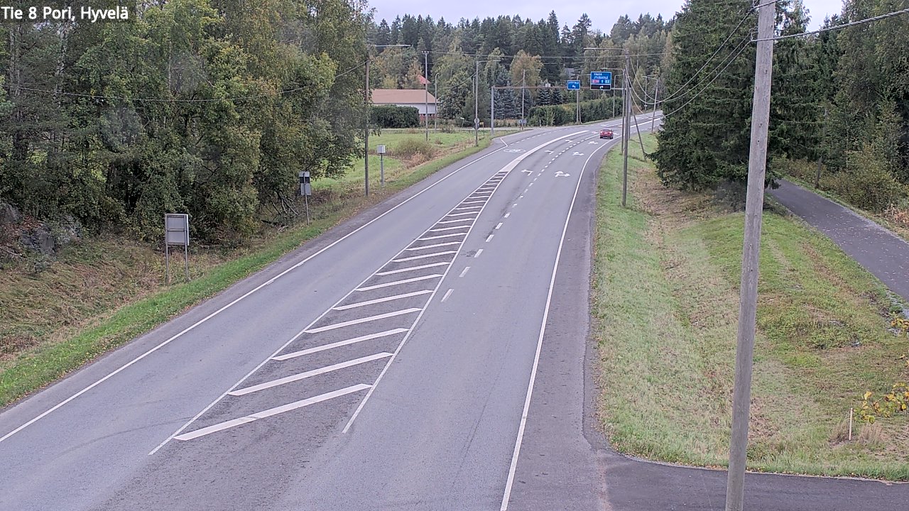 Kelikamerat Kuva Tie 8 Pori, Hyvelä, Pori, Satakunta