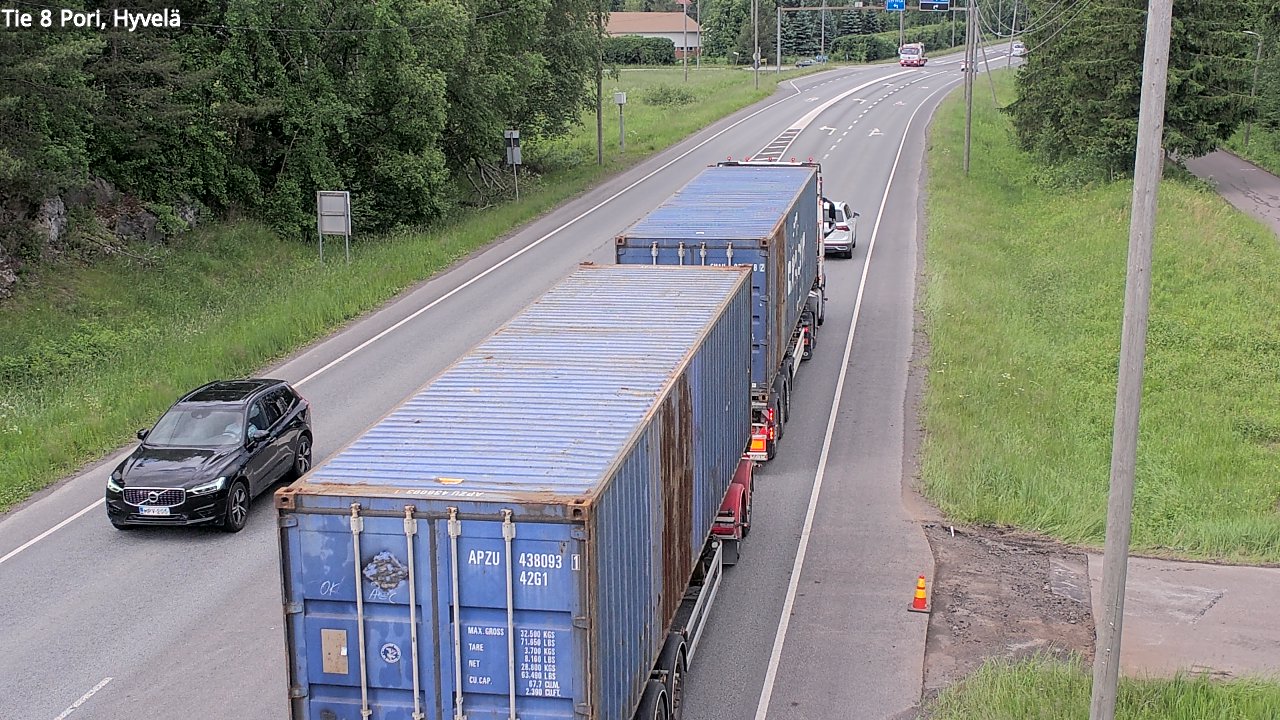 Kelikamerat Kuva Tie 8 Pori, Hyvelä, Pori, Satakunta