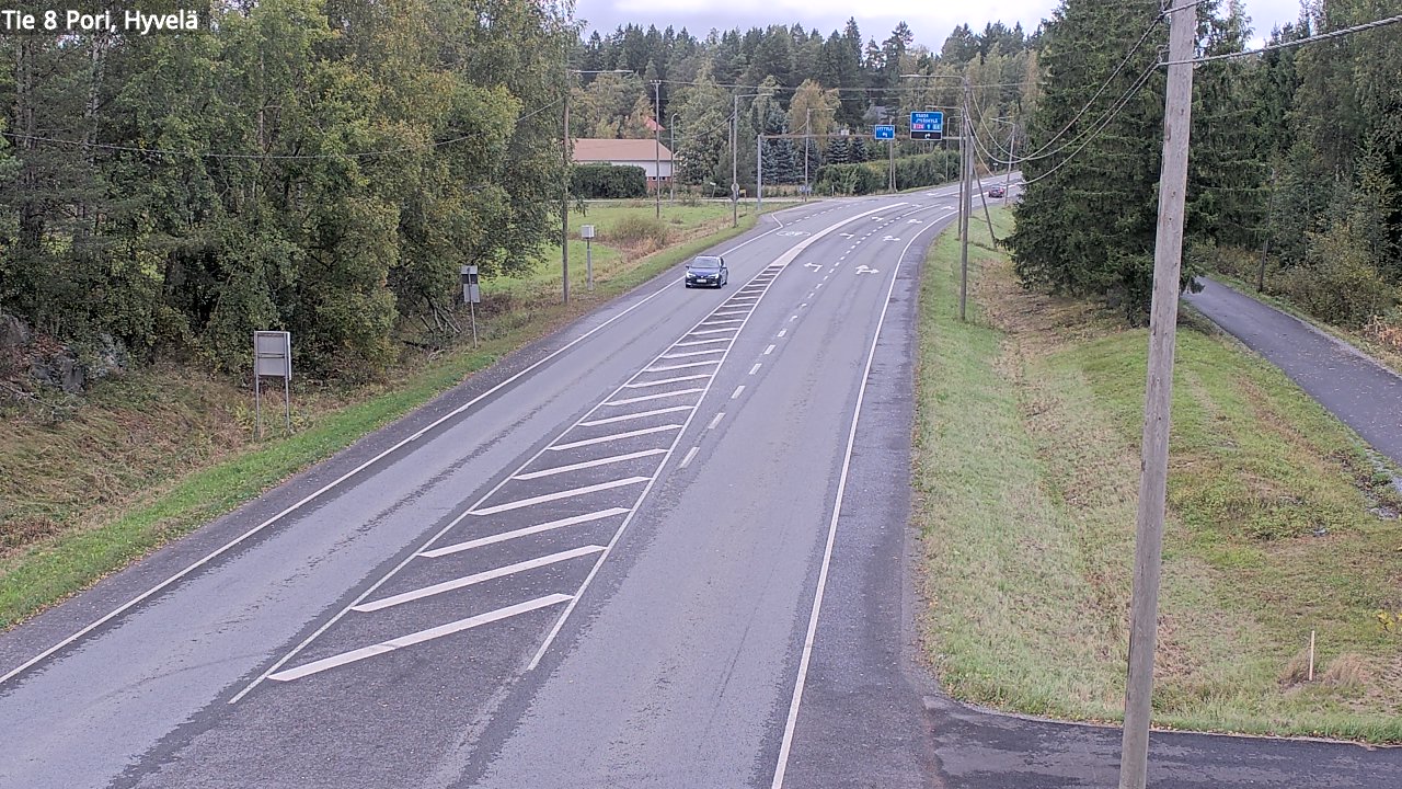 Kelikamerat Kuva Tie 8 Pori, Hyvelä, Pori, Satakunta