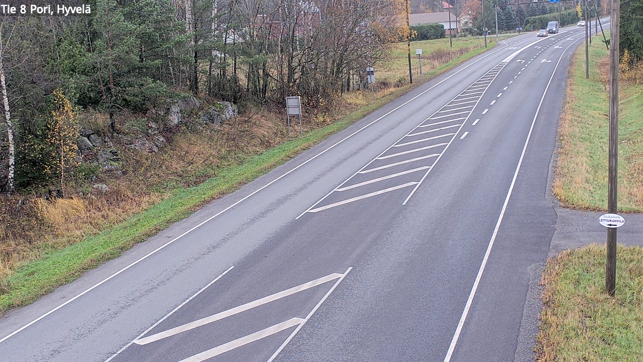 Kelikamerat Kuva Tie 8 Pori, Hyvelä, Pori, Satakunta