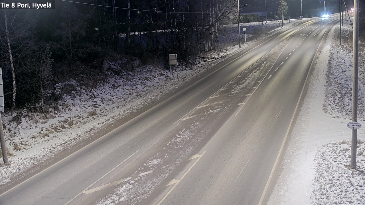 Kelikamerat Kuva Tie 8 Pori, Hyvelä, Pori, Satakunta