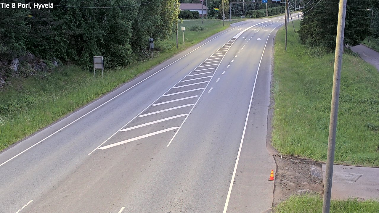 Kelikamerat Kuva Tie 8 Pori, Hyvelä, Pori, Satakunta