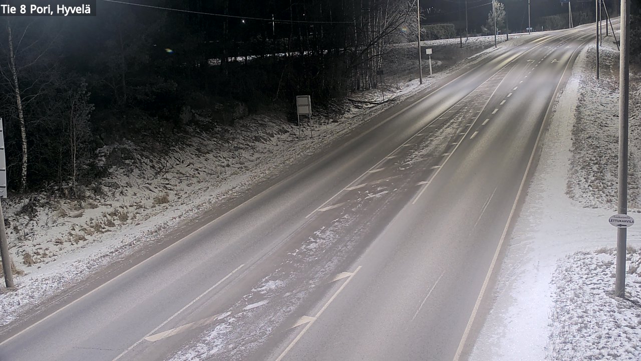 Kelikamerat Kuva Tie 8 Pori, Hyvelä, Pori, Satakunta