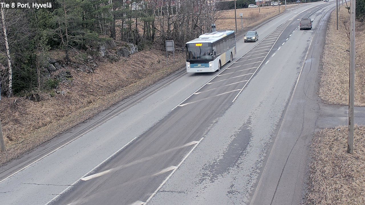 Kelikamerat Kuva Tie 8 Pori, Hyvelä, Pori, Satakunta