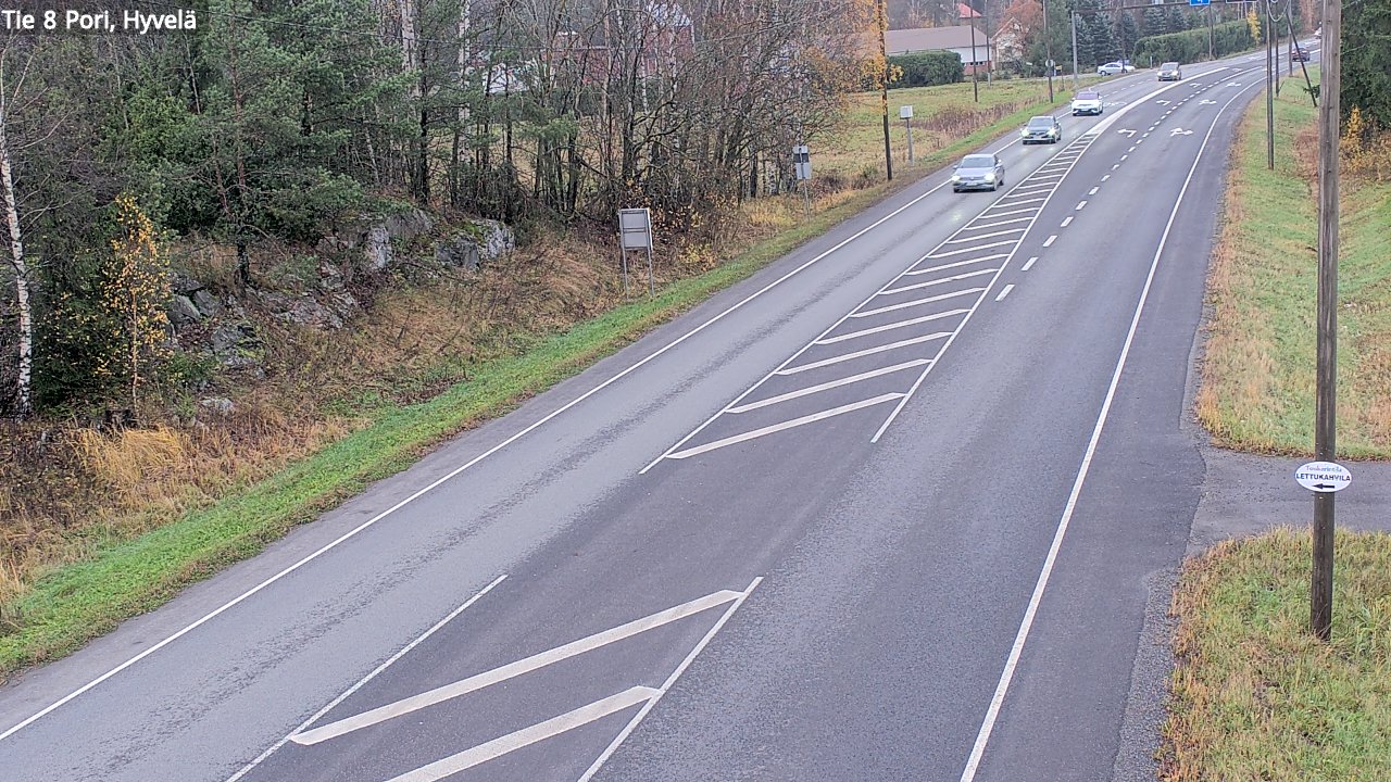 Kelikamerat Kuva Tie 8 Pori, Hyvelä, Pori, Satakunta