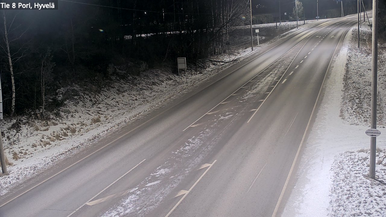 Kelikamerat Kuva Tie 8 Pori, Hyvelä, Pori, Satakunta