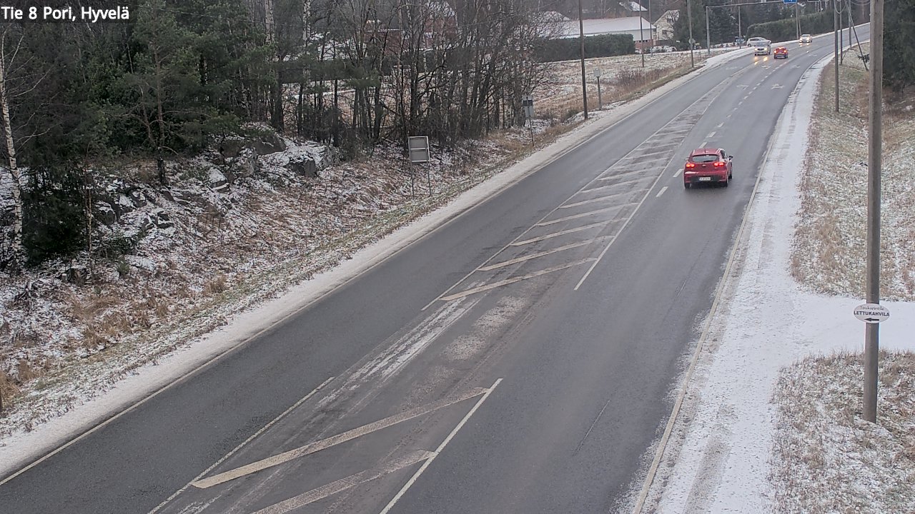 Kelikamerat Kuva Tie 8 Pori, Hyvelä, Pori, Satakunta