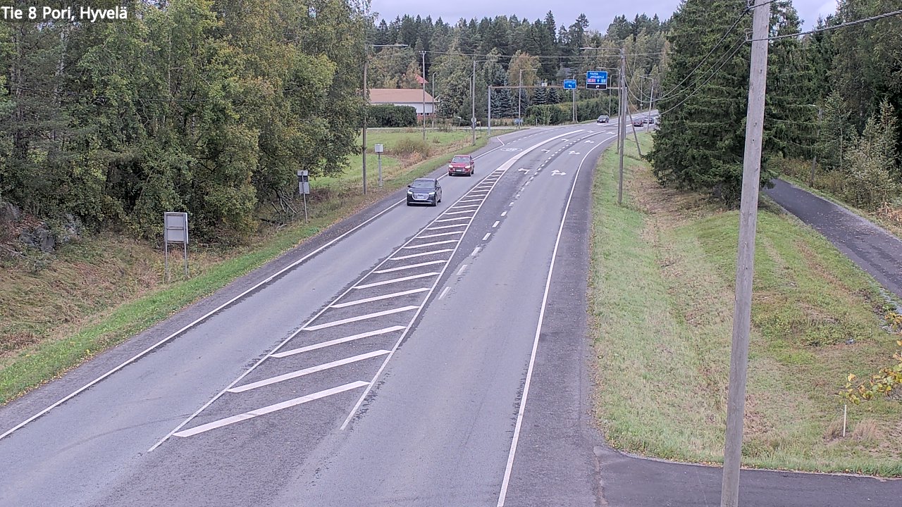 Kelikamerat Kuva Tie 8 Pori, Hyvelä, Pori, Satakunta