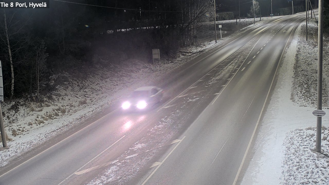 Kelikamerat Kuva Tie 8 Pori, Hyvelä, Pori, Satakunta