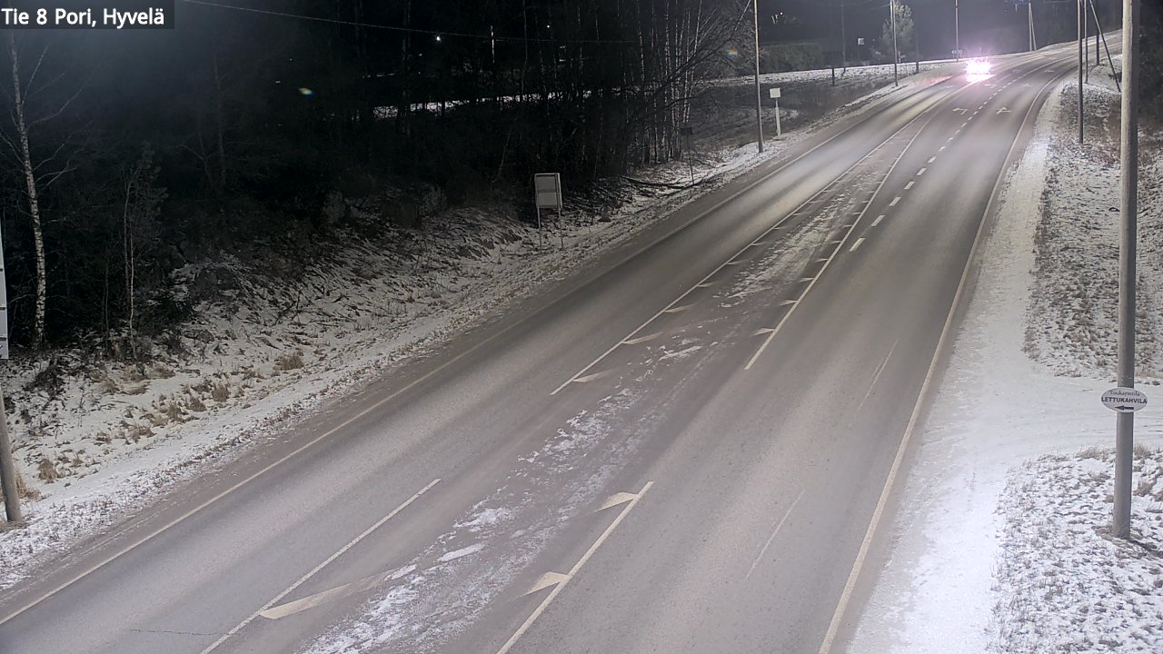 Kelikamerat Kuva Tie 8 Pori, Hyvelä, Pori, Satakunta