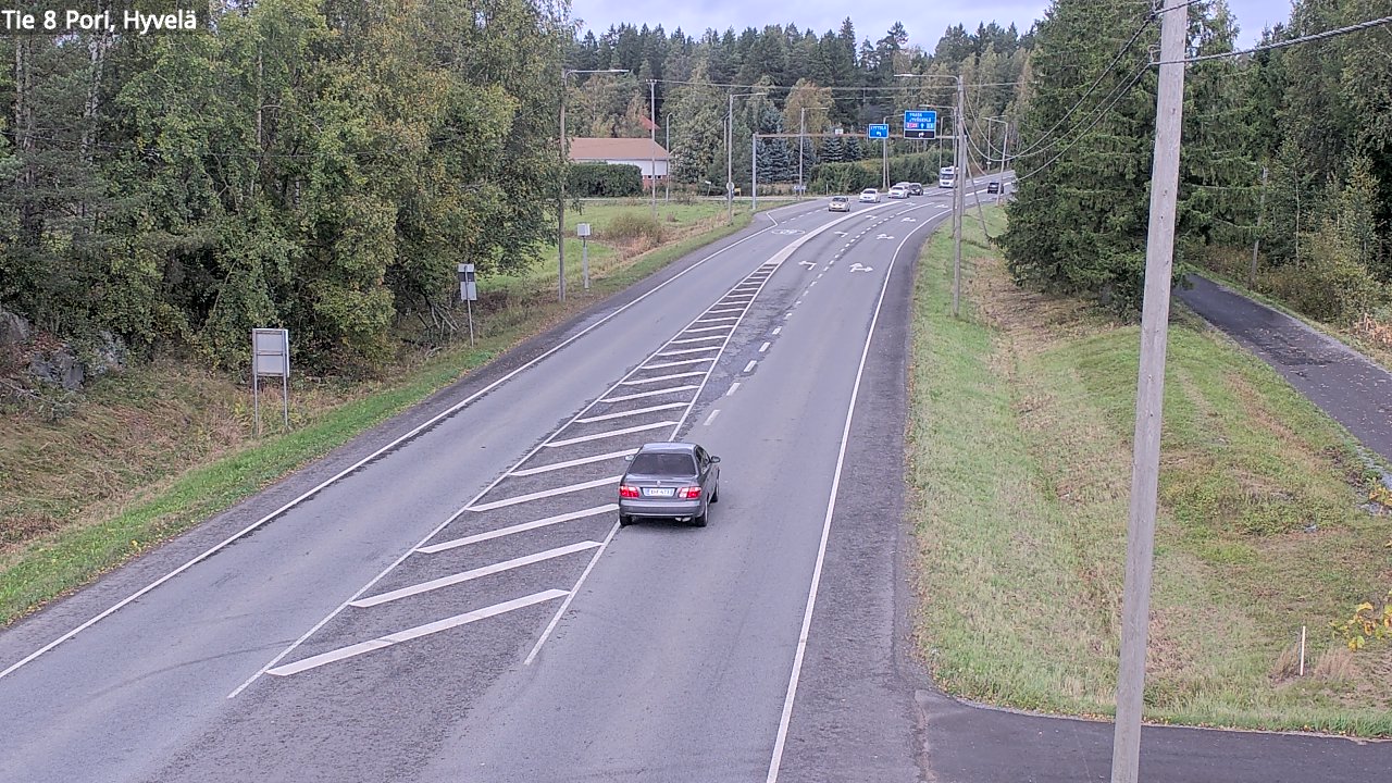 Kelikamerat Kuva Tie 8 Pori, Hyvelä, Pori, Satakunta