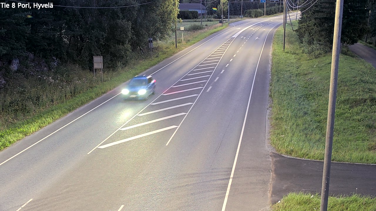 Kelikamerat Kuva Tie 8 Pori, Hyvelä, Pori, Satakunta