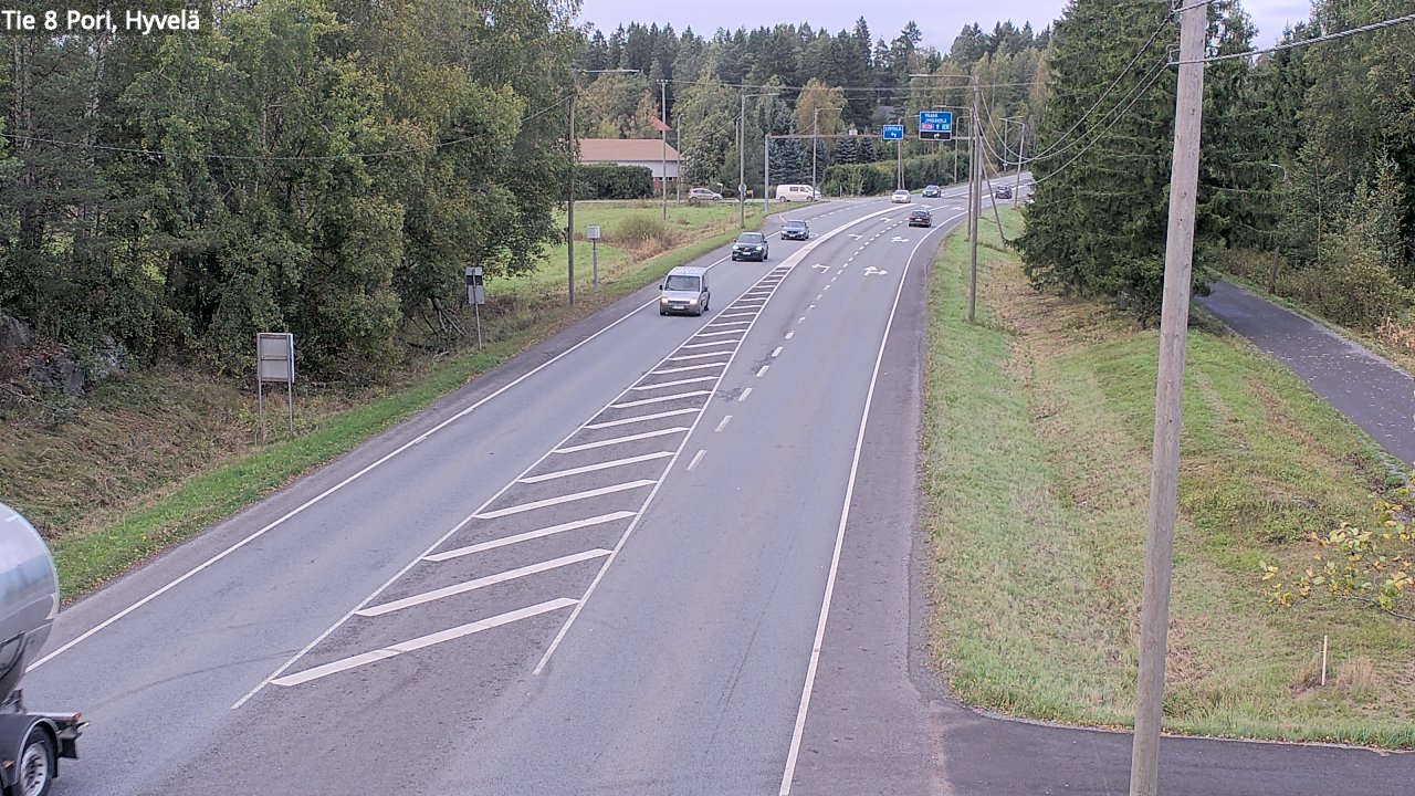Kelikamerat Kuva Tie 8 Pori, Hyvelä, Pori, Satakunta