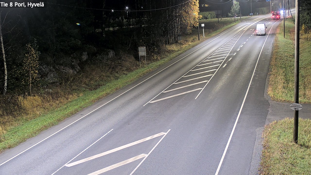 Kelikamerat Kuva Tie 8 Pori, Hyvelä, Pori, Satakunta