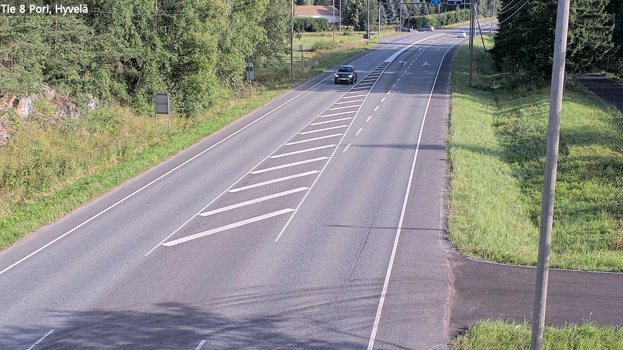 Kelikamerat Kuva Tie 8 Pori, Hyvelä, Pori, Satakunta