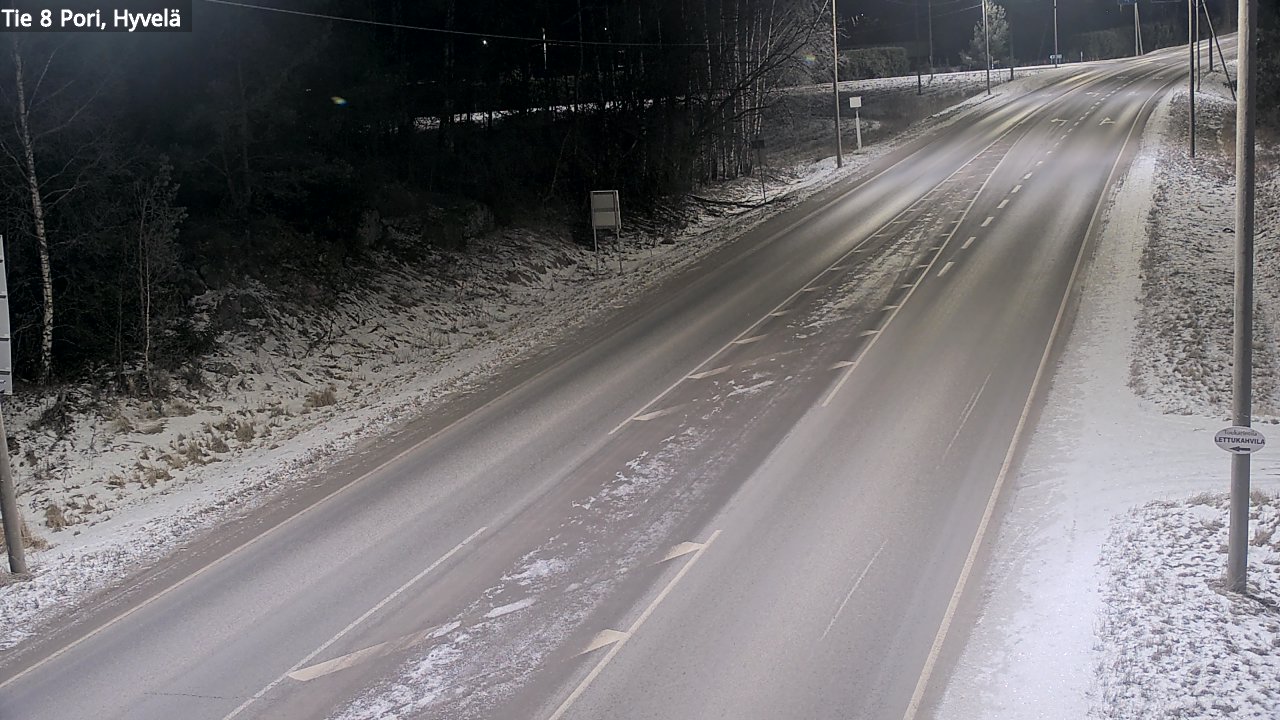 Kelikamerat Kuva Tie 8 Pori, Hyvelä, Pori, Satakunta