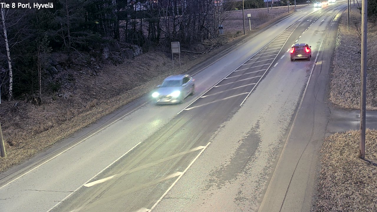 Kelikamerat Kuva Tie 8 Pori, Hyvelä, Pori, Satakunta