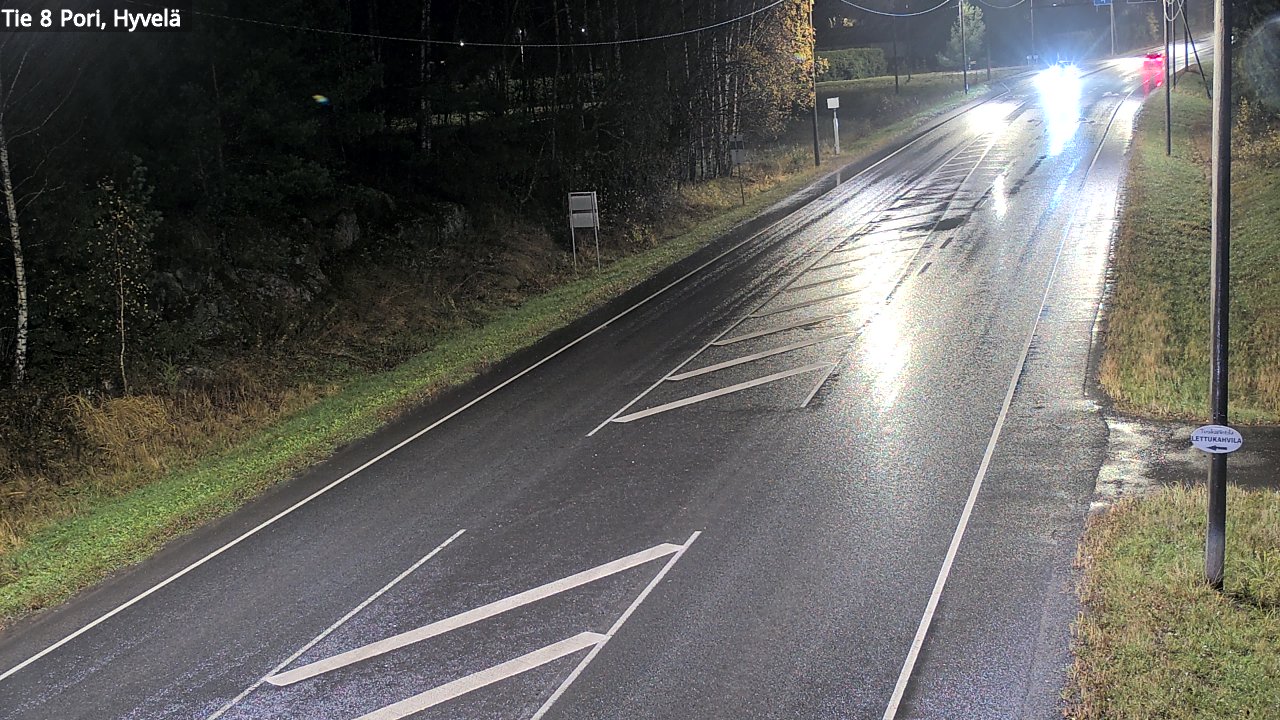 Kelikamerat Kuva Tie 8 Pori, Hyvelä, Pori, Satakunta