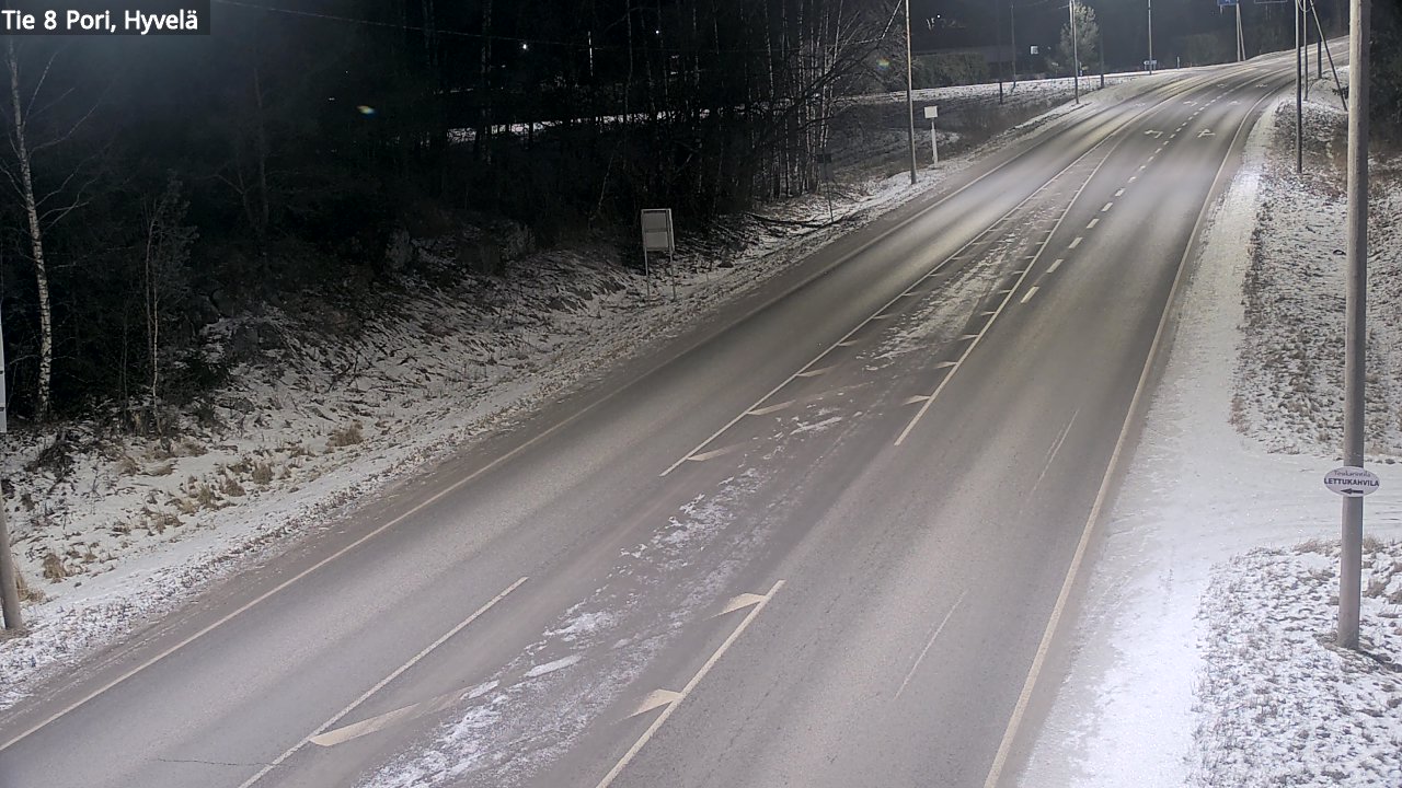 Kelikamerat Kuva Tie 8 Pori, Hyvelä, Pori, Satakunta