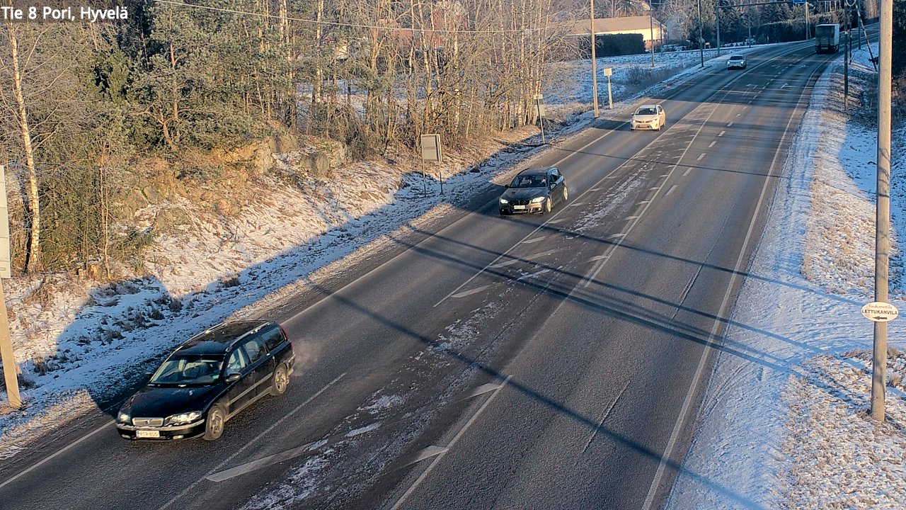 Kelikamerat Kuva Tie 8 Pori, Hyvelä, Pori, Satakunta