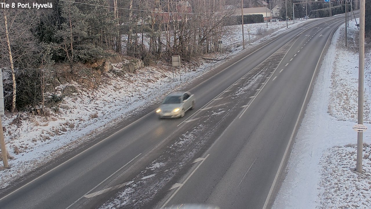 Kelikamerat Kuva Tie 8 Pori, Hyvelä, Pori, Satakunta