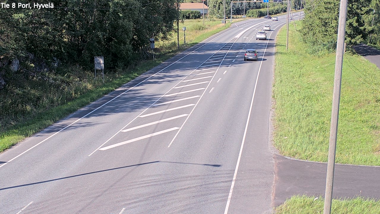 Kelikamerat Kuva Tie 8 Pori, Hyvelä, Pori, Satakunta