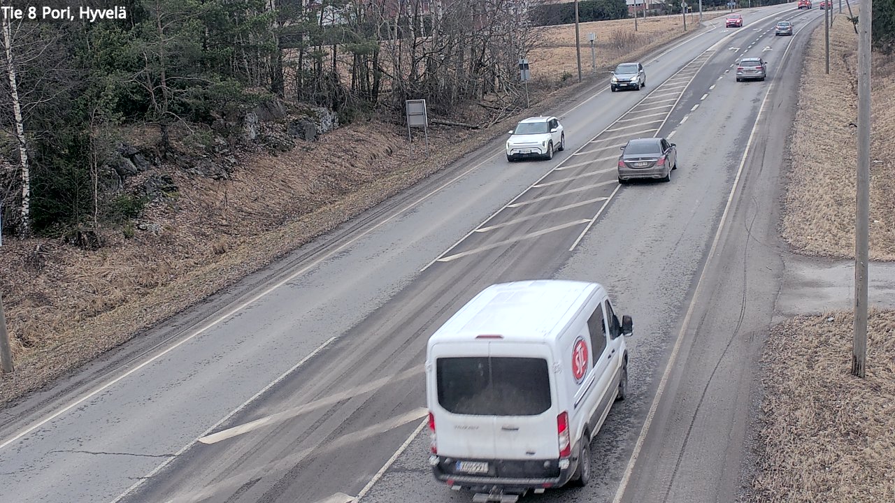 Weather Camera Image Väg 8 Björneborg, Hjulböle, Pori, Satakunta