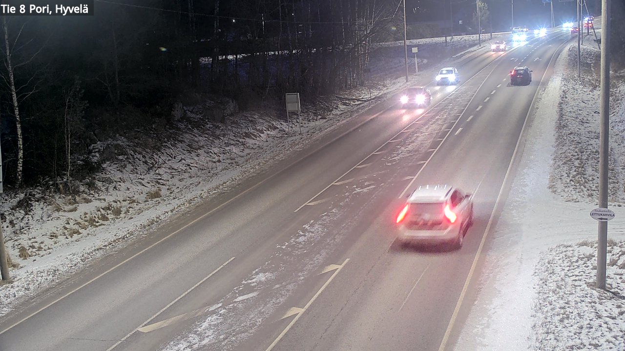 Kelikamerat Kuva Tie 8 Pori, Hyvelä, Pori, Satakunta