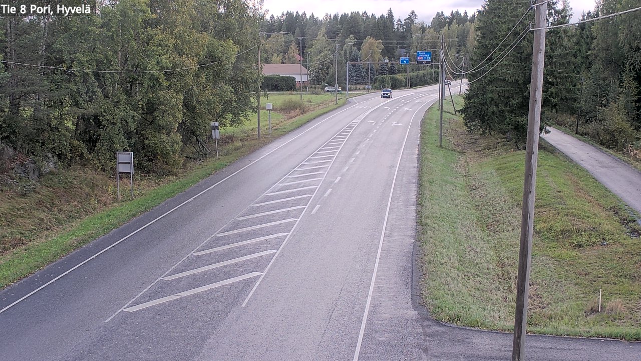 Kelikamerat Kuva Tie 8 Pori, Hyvelä, Pori, Satakunta