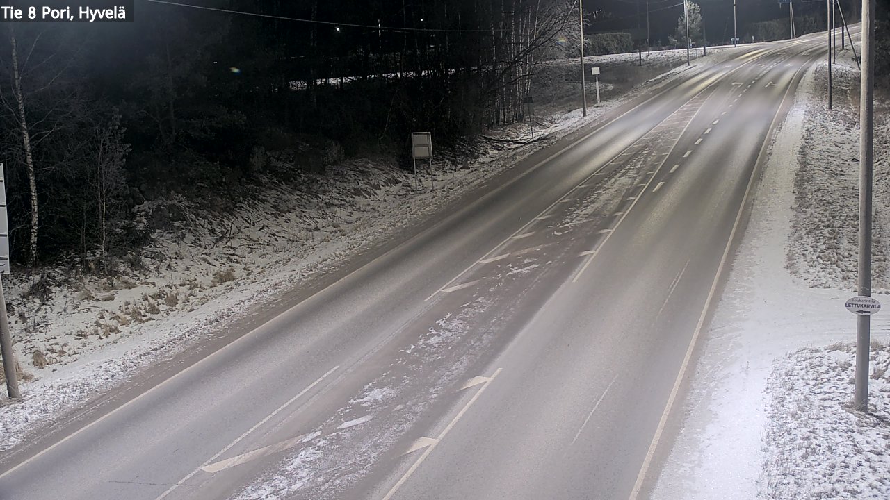 Kelikamerat Kuva Tie 8 Pori, Hyvelä, Pori, Satakunta